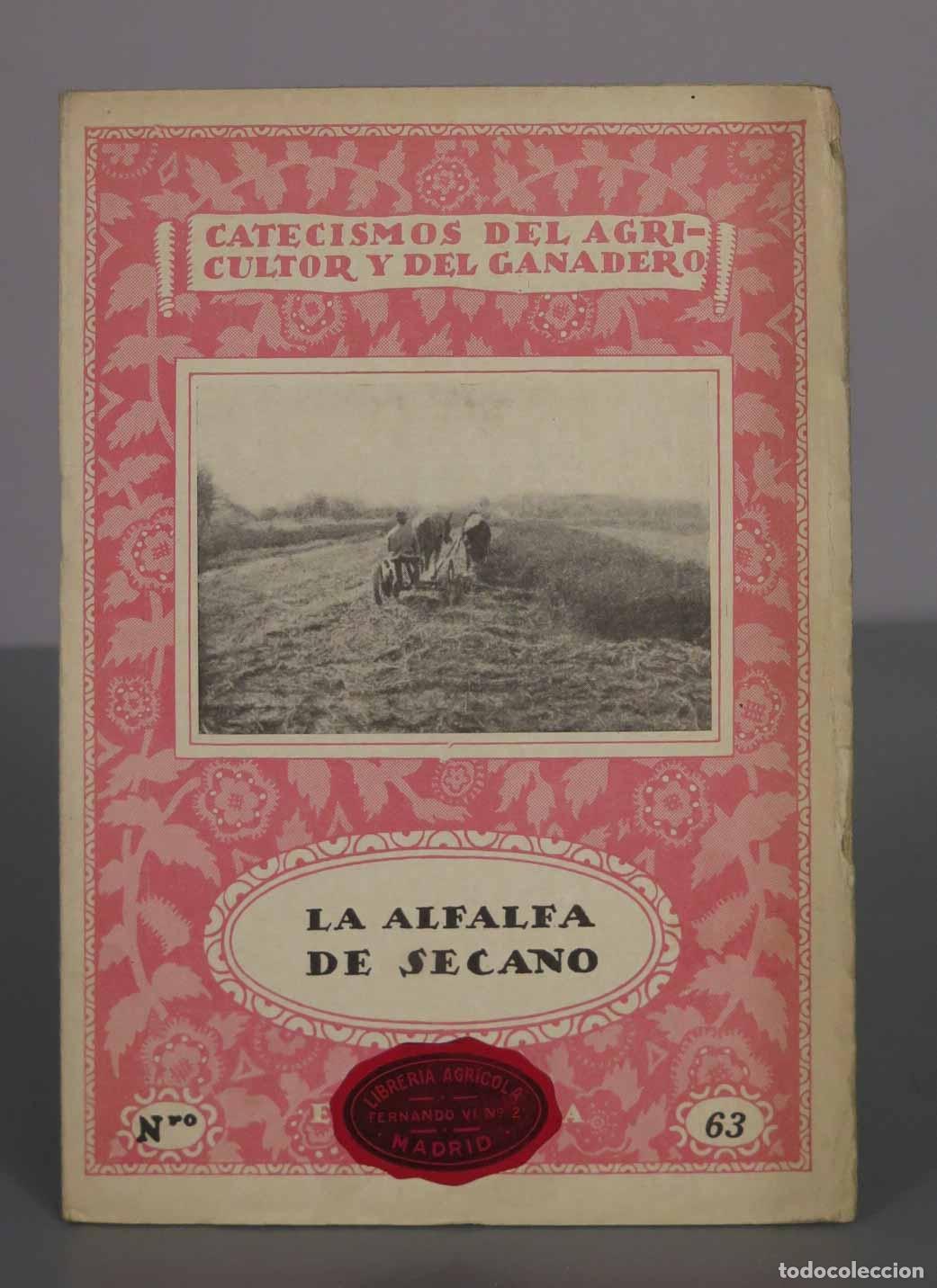 Libros antiguos: LA ALFALFA DE SECANOCASCON, Jos&eacute;.