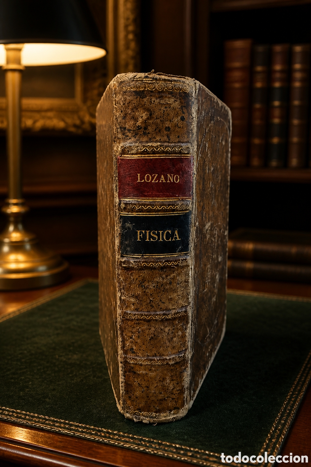 Libros antiguos: Elementos de F&iacute;sica&rdquo; escrito por Eduardo Lozano y Ponce de Le&oacute;n.Esta es la s&eacute;ptima edici&oacute;n,