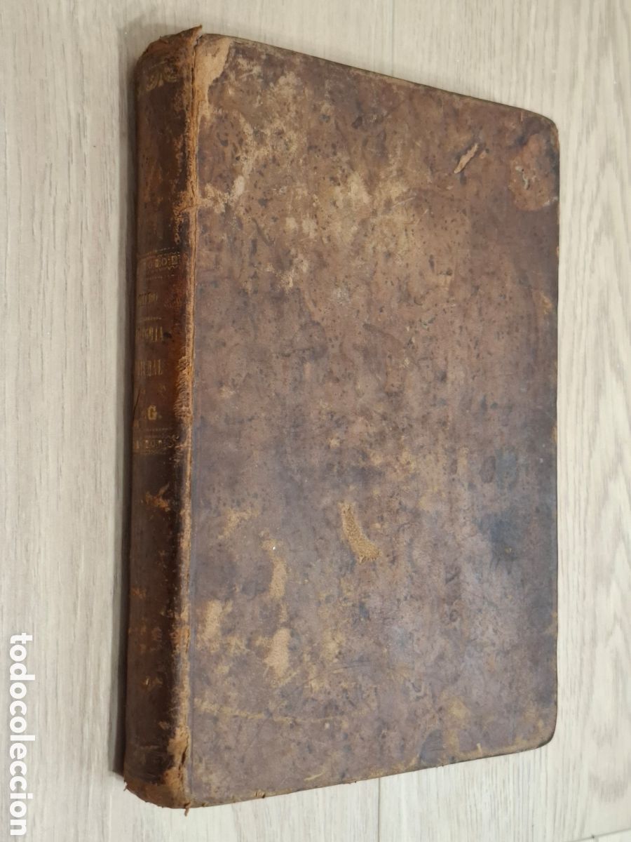 Libros antiguos: Manual de Historia Natural, por Manuel Mar&iacute;a Jos&eacute; de Galdo, 5&ordf; Ed. corregida y aumentada 1858