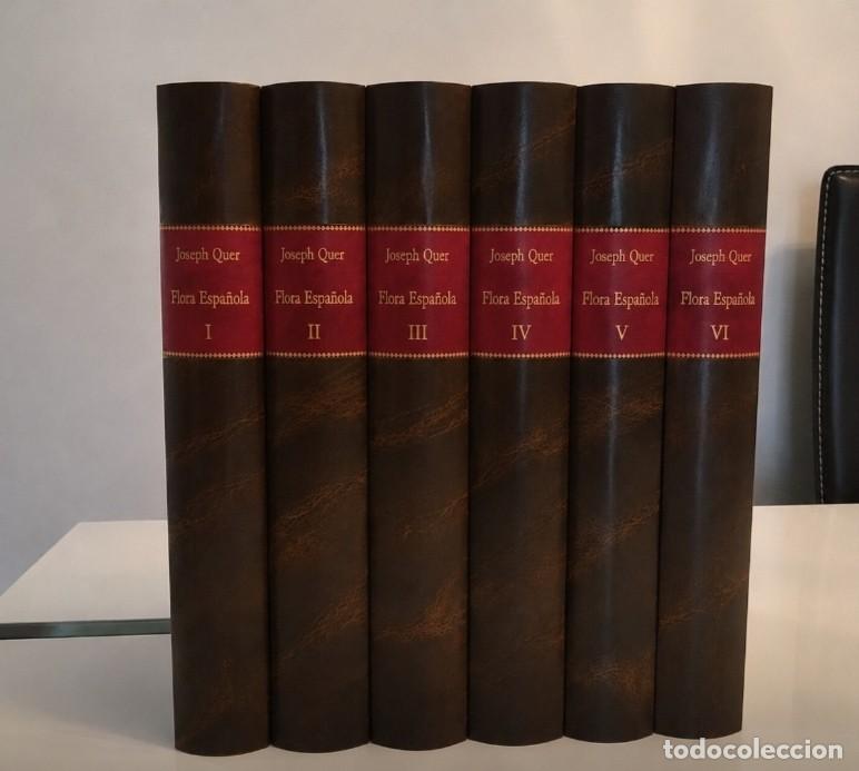 Libros antiguos: Joseph Quer y Mart&iacute;nez - Flora Espa&ntilde;ola o Historia de las Plantas - OBRA COMPLETA 6 vols. (Bot&aacute;nica)