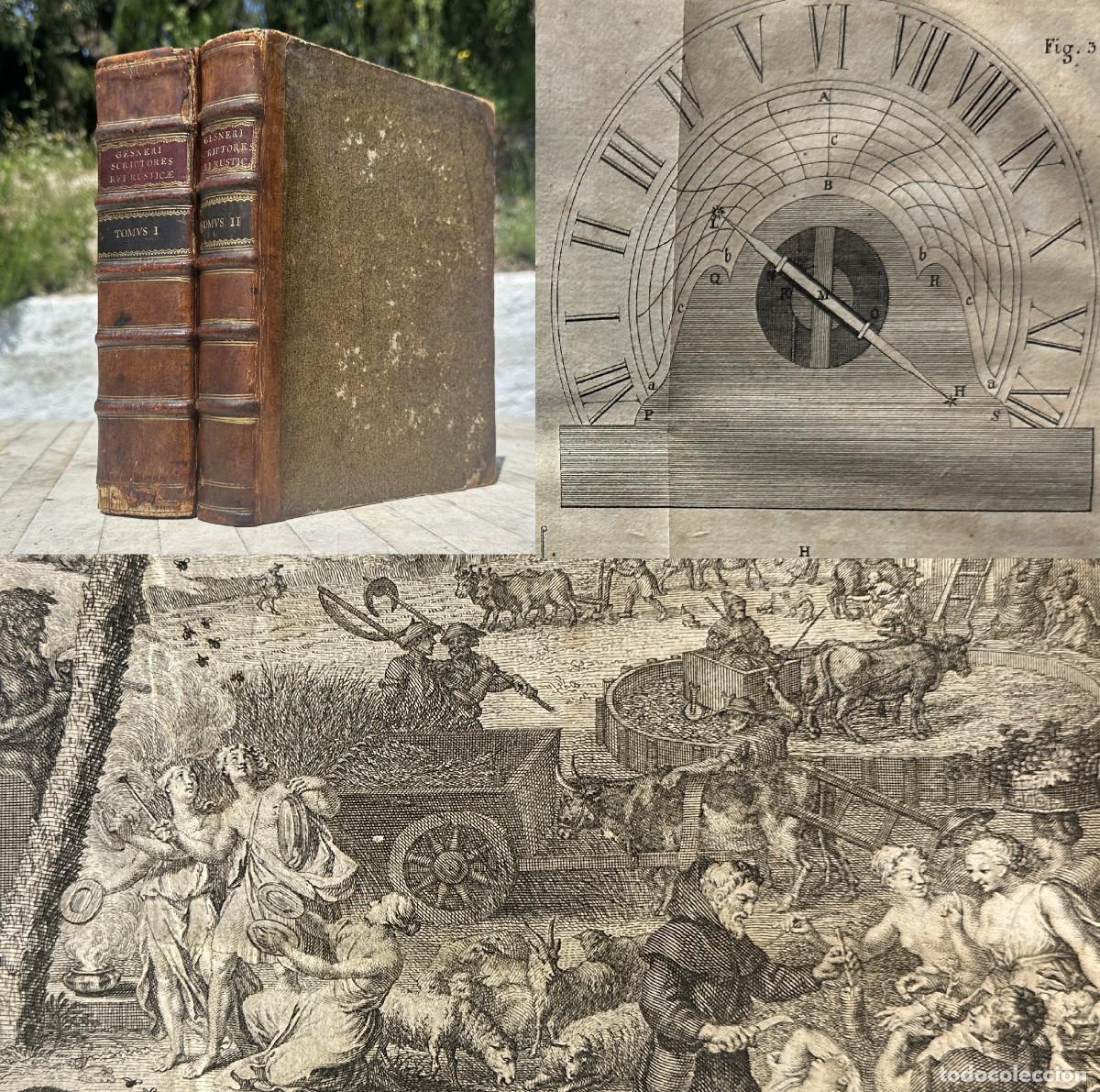 Libros antiguos: A&Ntilde;O 1733 - SCRIPTORES REI RUSTICAE - AGRICULTURA - CATON - COLUMELA - PALLADIO - VARRO - GRABADOS