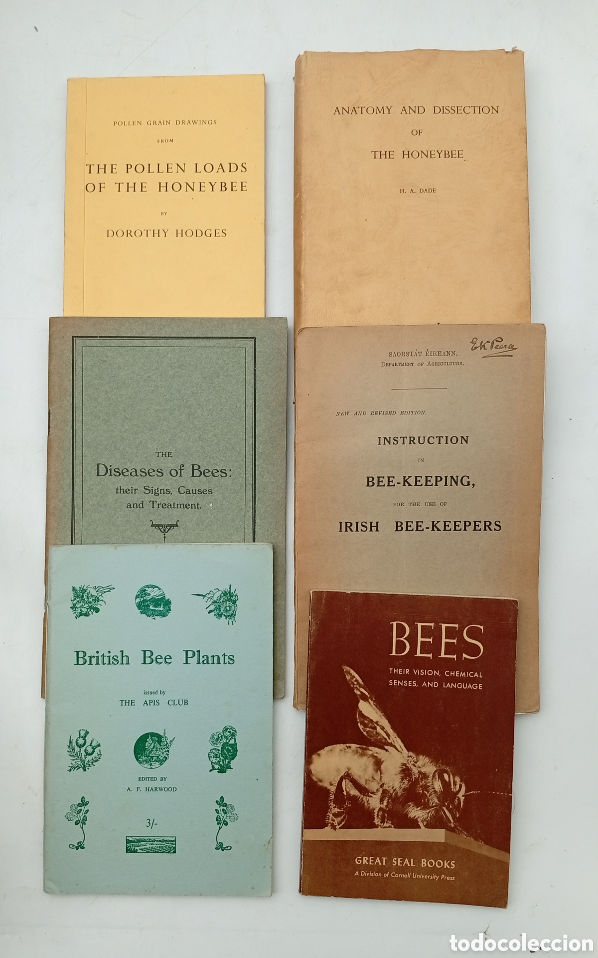 Libros antiguos: 6 libros tem&aacute;tica Apicultura Abejas en ingl&eacute;s