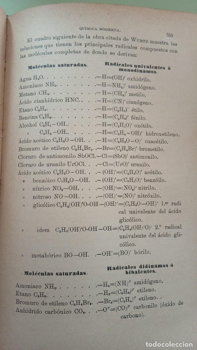 Libros antiguos: Principios de qu&iacute;mica moderna - Foto 4
