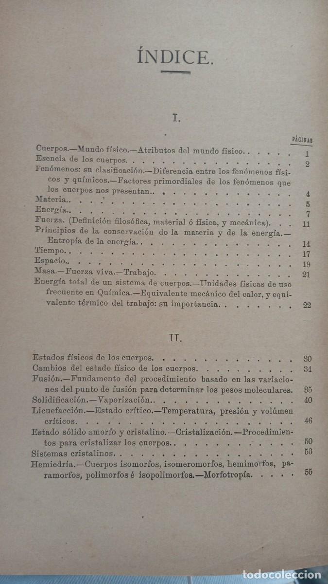Libros antiguos: Principios de qu&iacute;mica moderna - Foto 5