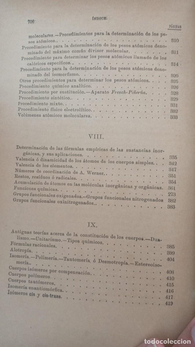 Libros antiguos: Principios de qu&iacute;mica moderna - Foto 9