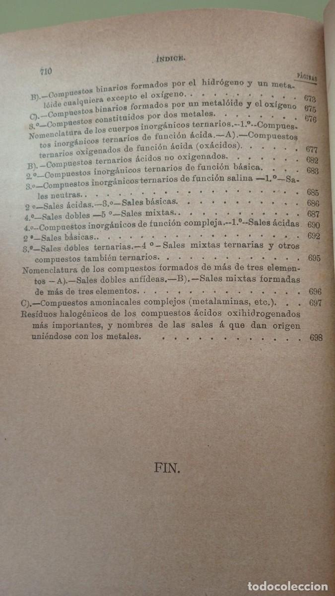 Libros antiguos: Principios de qu&iacute;mica moderna - Foto 13