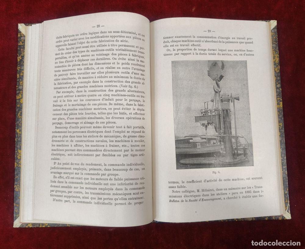 Libros antiguos: APPLICATIONS DE L&Eacute;LECTRICIT&Eacute; A LA DISTRIBU DE LA FORCE MOTRICE. M.E. DE MARCHENA. PARIS. 1904 - Foto 4