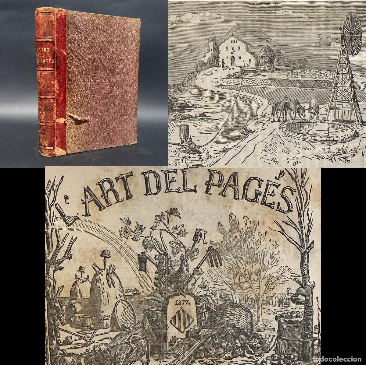 Libros antiguos: a&ntilde;o 1879 - L'ART DEL PAGES - PERIODICO CATALAN SOBRE AGRICULTURA - ILUSTRACIONES -
