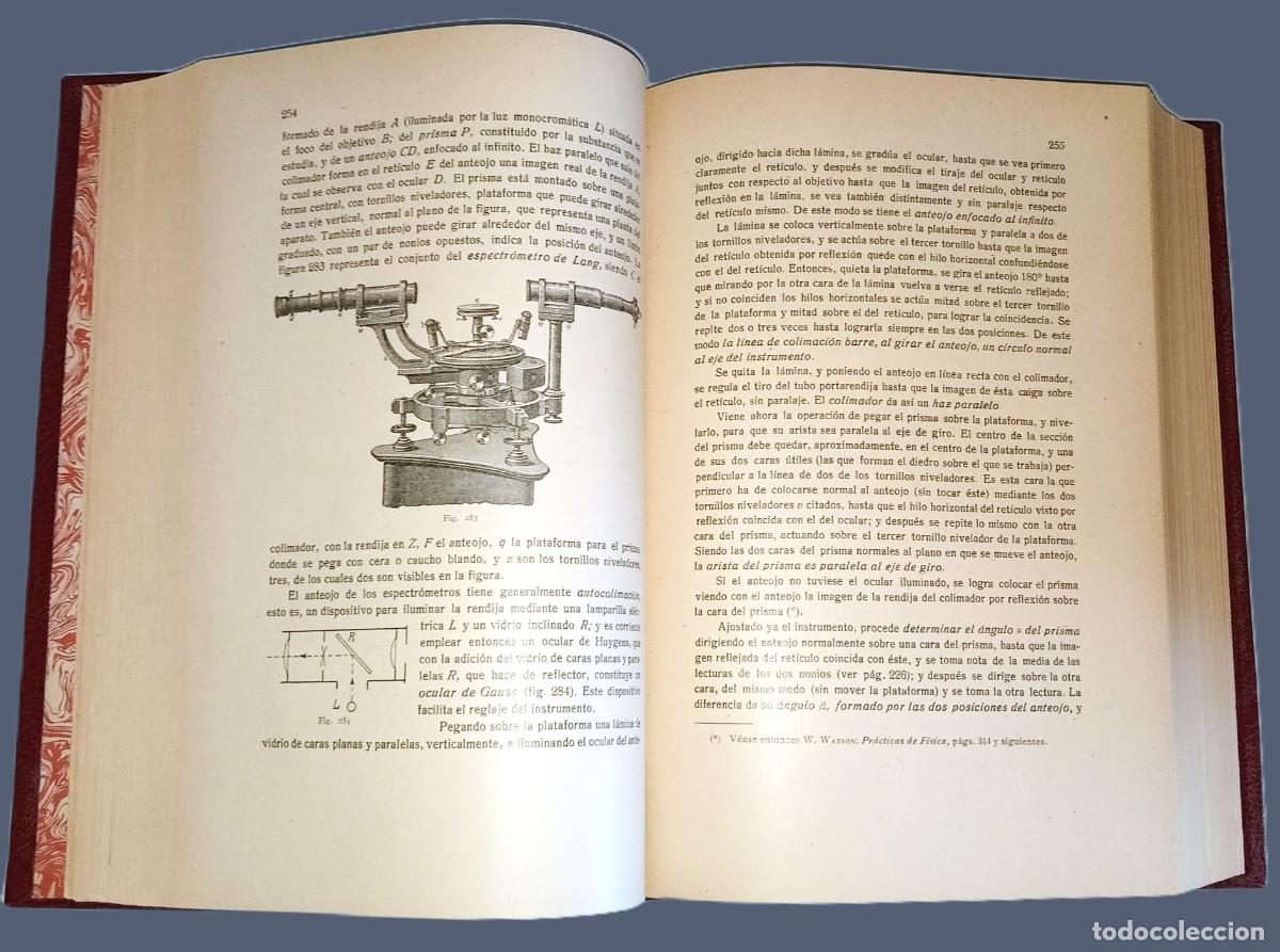 Libros antiguos: JOS&Eacute; MA&Ntilde;AS Y BONVI - &Oacute;PTICA APLICADA - Foto 4