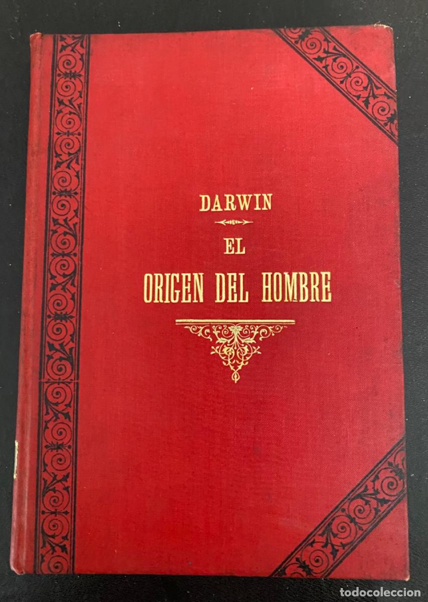 Libros antiguos: Libro El origen del Hombre de 1876