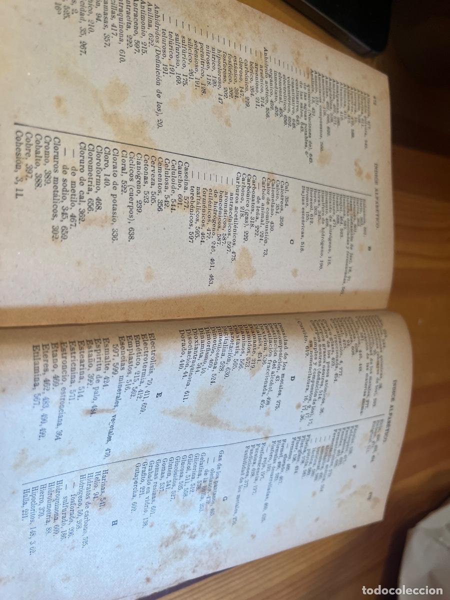 Libros antiguos: Qu&iacute;mica, de J. Langlebert - Foto 3