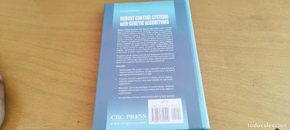 Libros antiguos: ROBUST CONTROL SYSTEMS WITH GENETIC/EN INGLES Sistemas de control robustos con algoritmos gen&eacute;ticos - Foto 22