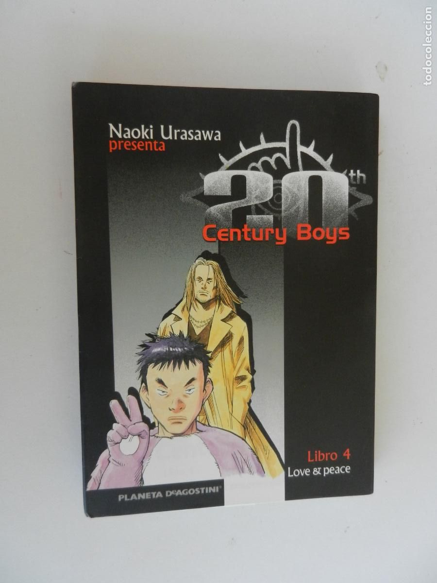 Libros antiguos: LOVE & PEACE - NAOKI URASAWA - 20th CENTURY BOYS - LIBRO 4 - PLANETA DEAGOSTINI 2005.