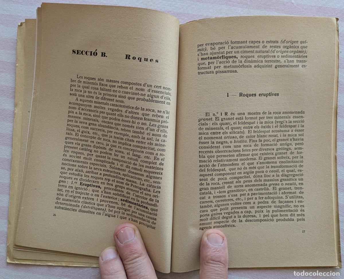 Libros antiguos: Cat&agrave;leg Descriptiu en el museo del C. E. de Sabadell. Miquel Crusafont - Foto 6