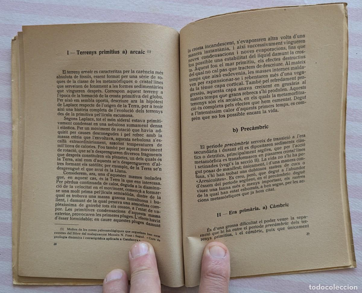 Libros antiguos: Cat&agrave;leg Descriptiu en el museo del C. E. de Sabadell. Miquel Crusafont - Foto 8