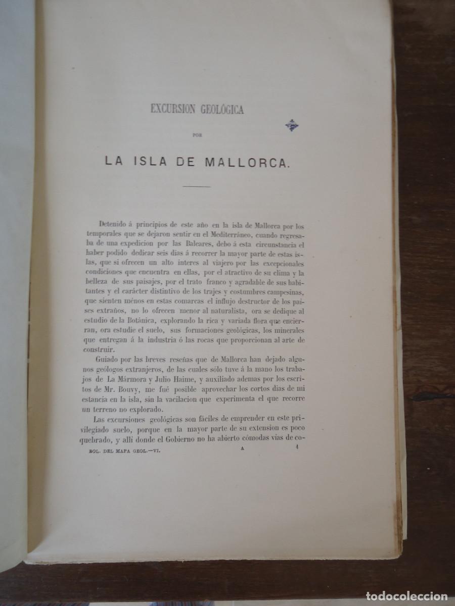 Old books: Excursi&oacute;n geol&oacute;gica a la isla de Mallorca. Ram&oacute;n Ad&aacute;n de Yarza. 1879