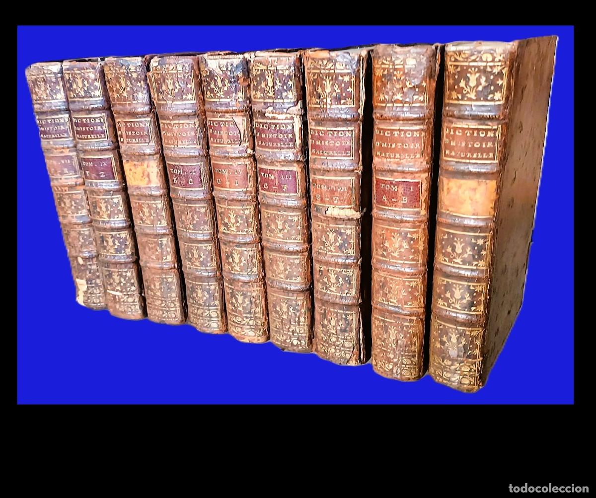 Libros antiguos: A&ntilde;o 1775. Diccionario de Historia Natural. Bomare.