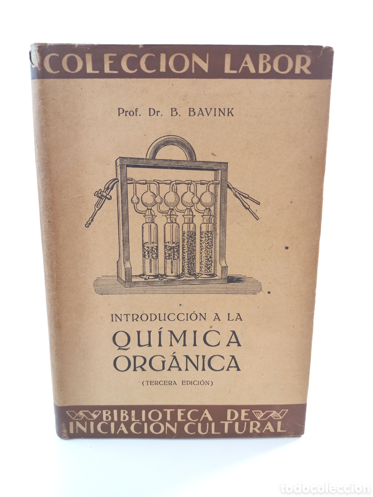 Libros antiguos: Introducci&oacute;n a la qu&iacute;mica org&aacute;nica. Bavink. Labor, tercera edici&oacute;n, 1941.