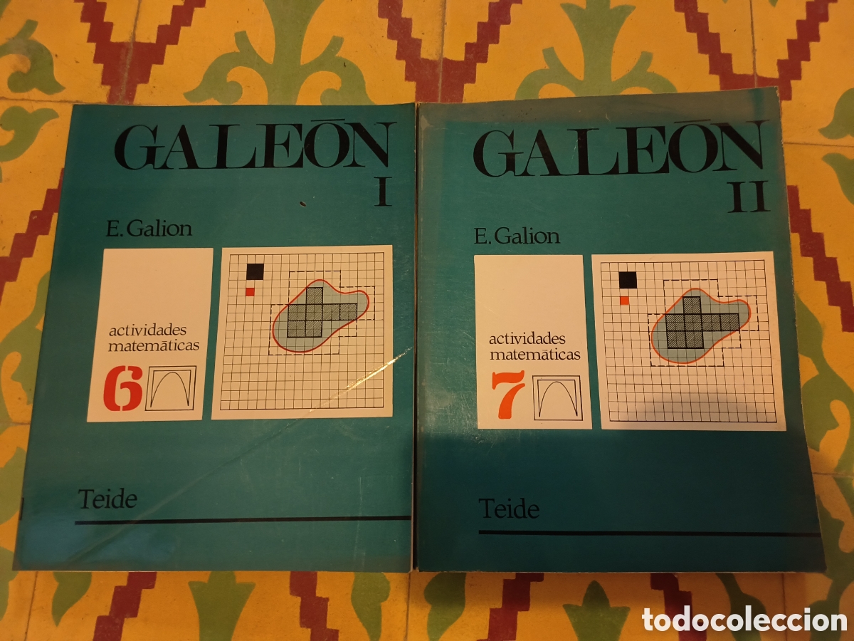 Libros antiguos: GALEON I y II Actividades matem&aacute;ticas