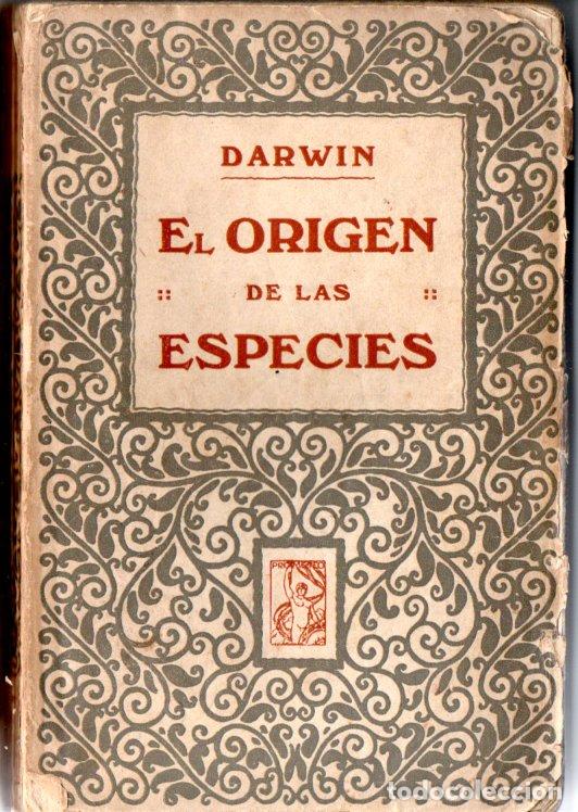 Libros antiguos: DARWIN : EL ORIGEN DE LAS ESPECIES TOMO I (PROMETEO)