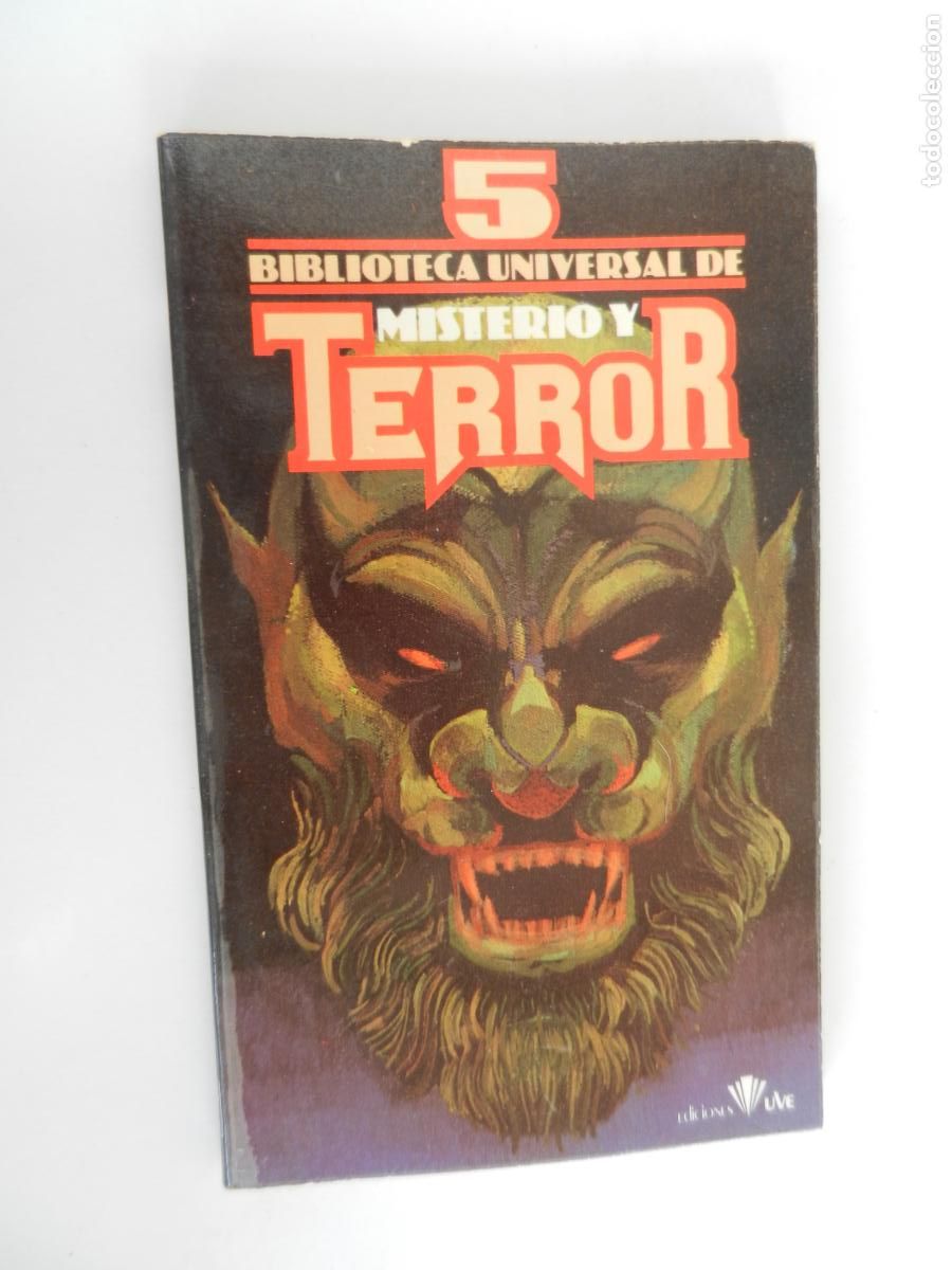 Libros antiguos: BIBLIOTECA UNIVERSAL DE MISTERIO Y TERROR 5 - JOS&Eacute; ANTONIO VALVERDE - EDICIONES UVE 1981.