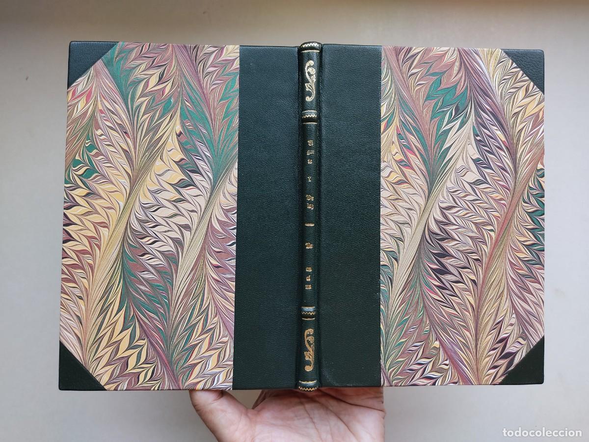 Libros antiguos: La encina: su explotaci&oacute;n (1933) / Jes&uacute;s Ugarte y Luis V&eacute;laz de Medrano. Encuadernaci&oacute;n artesanal
