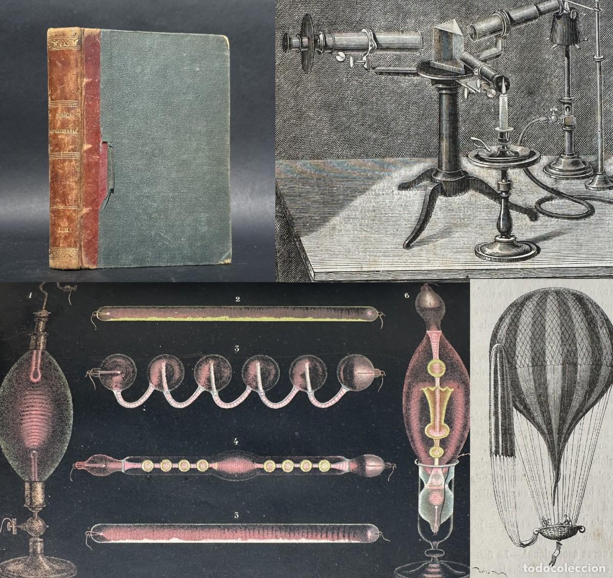 Libros antiguos: A&Ntilde;O 1882 - ELEMENTOS DE FISICA EXPERIMENTAL - ILUSTRACIONES - GRABADOS - CADIZ -