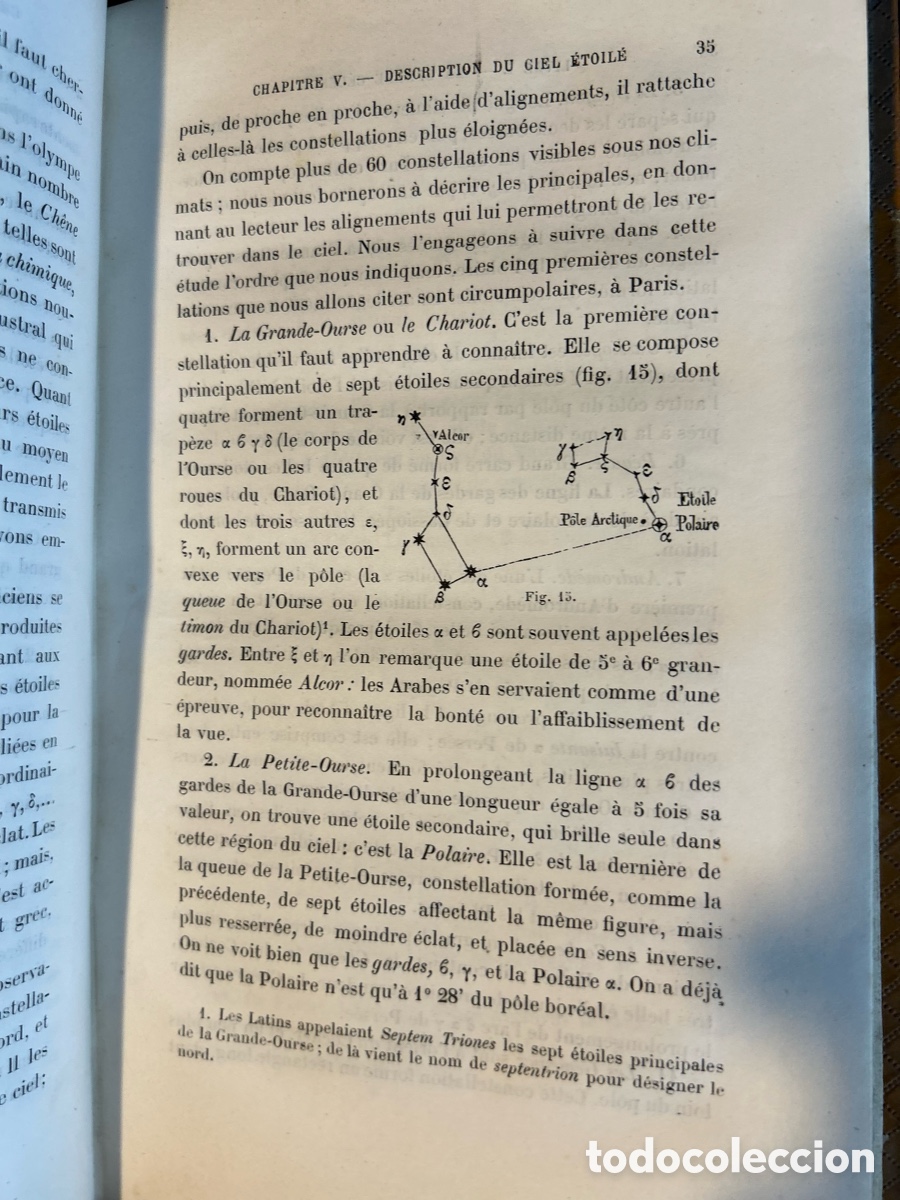 Libros antiguos: LECONS DE COSMOGRAPHIE - GARCET - A6 - Foto 5