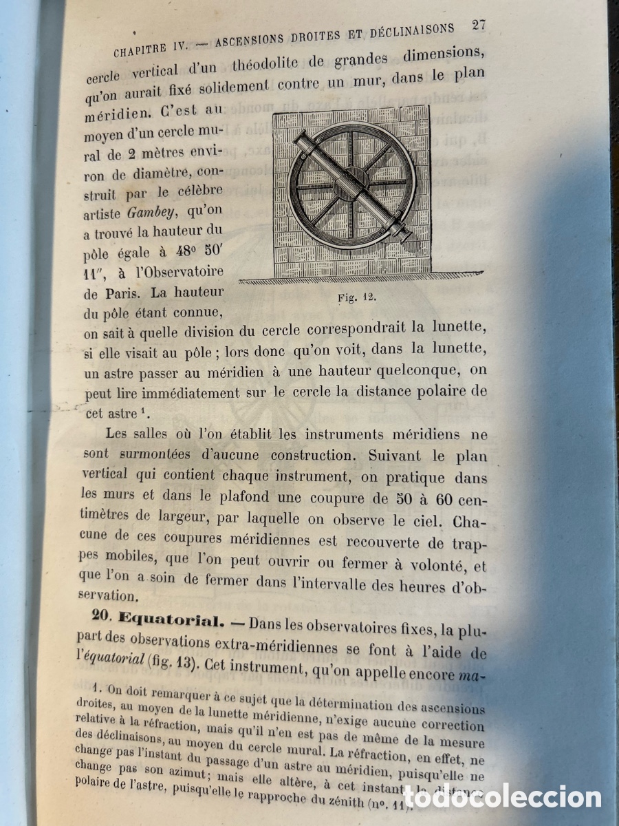 Libros antiguos: LECONS DE COSMOGRAPHIE - GARCET - A6 - Foto 7