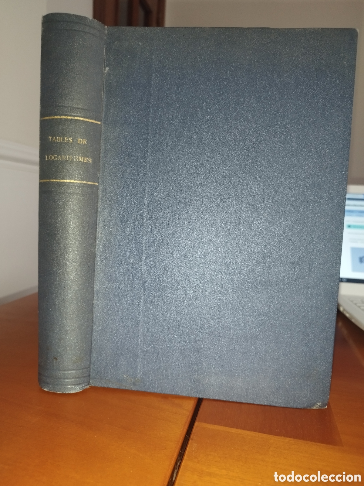 Antiquarische B&uuml;cher: TABLES DE LOGARITHMES A SEPT DECIMALES.- L. SCHRON. ED. GAUTHIER-VILLARS, sobre 1900?.