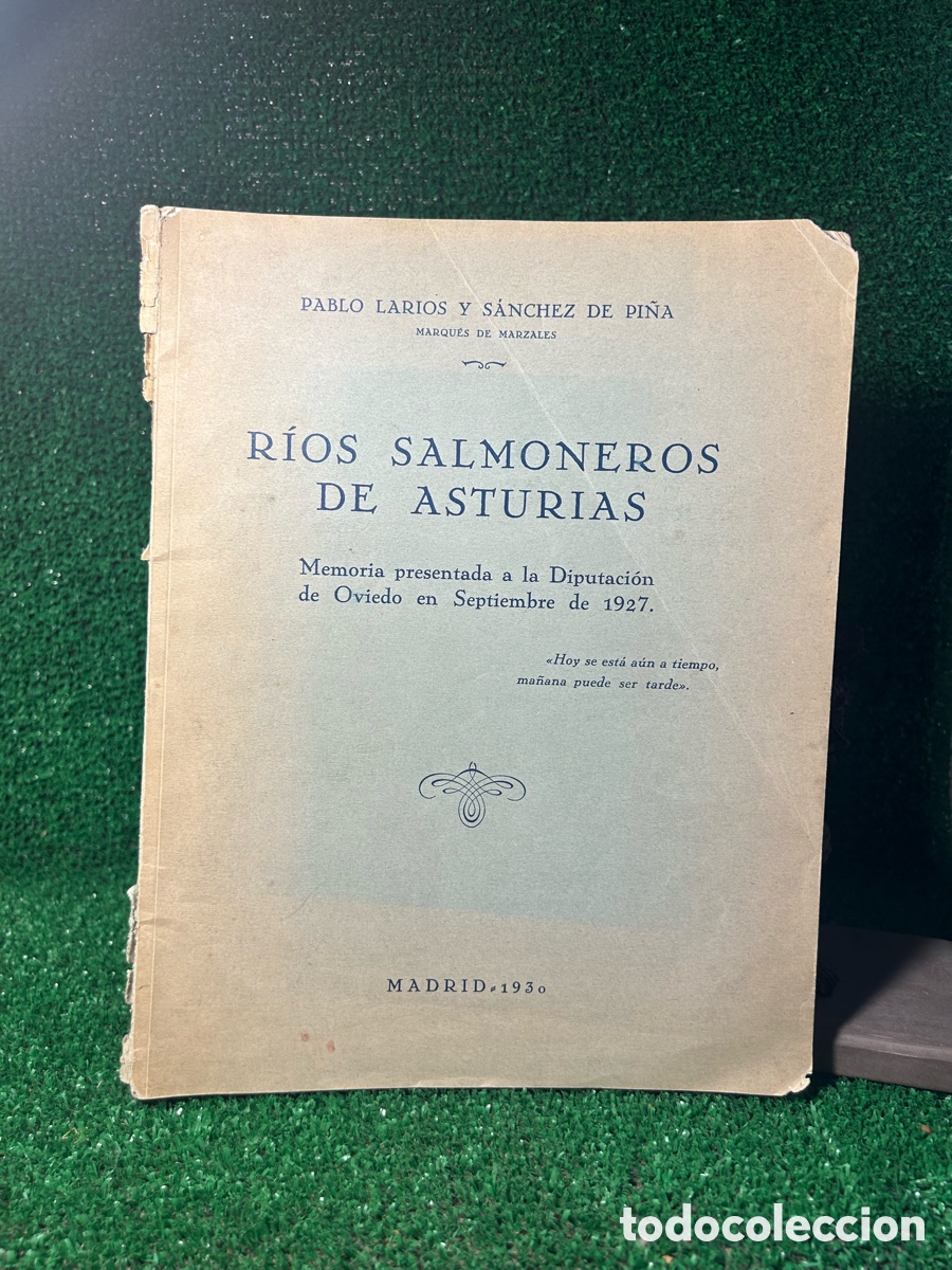 Libros antiguos: RIOS SALMONEROS DE ASTURIAS - PABLO LARIOS -B6