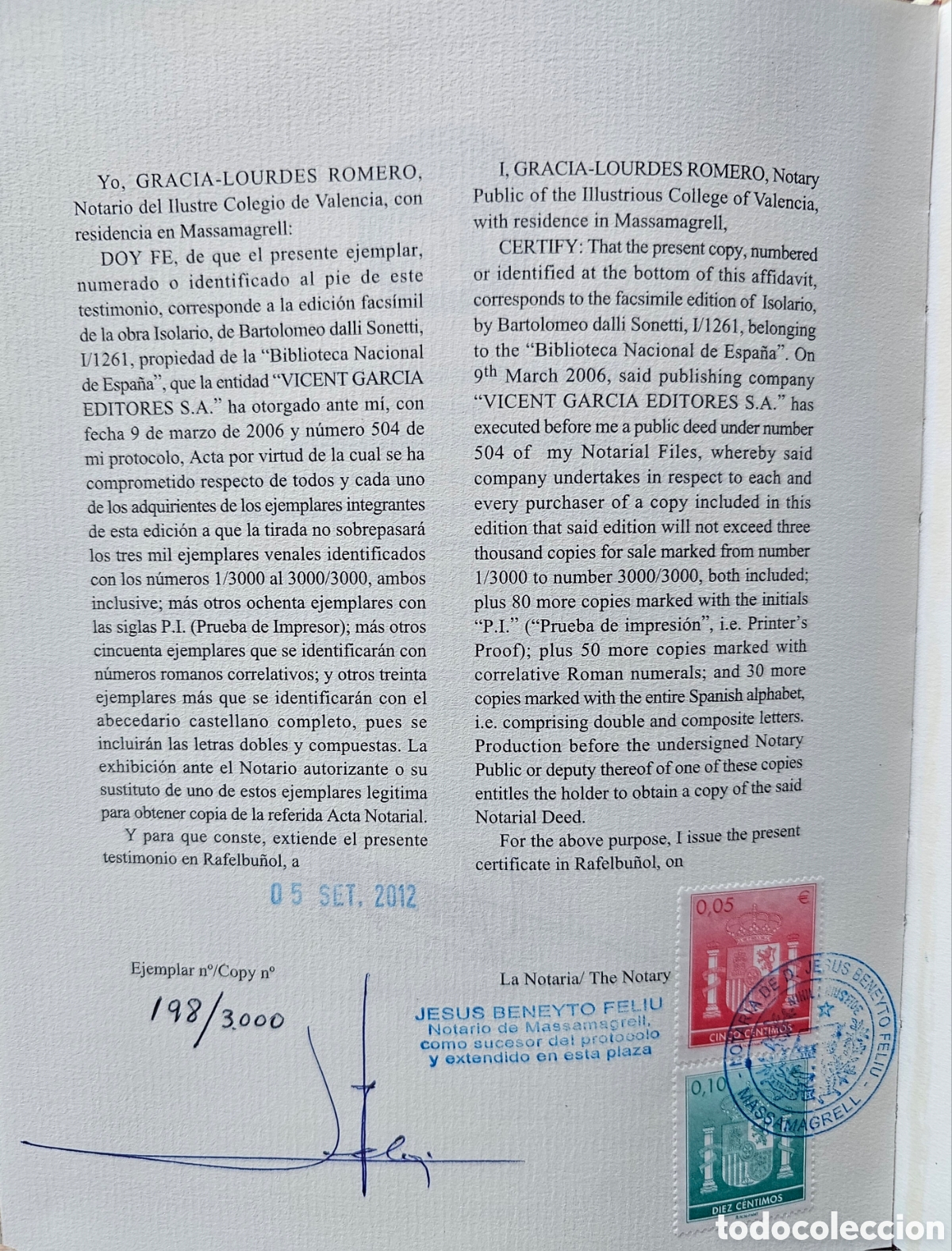 Libros antiguos: Lote con 3 facs&iacute;miles de Vicent Garc&iacute;a - Foto 10