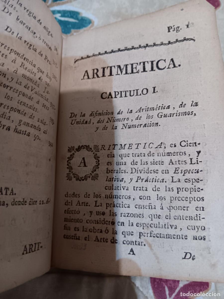 Libros antiguos: Aritm&eacute;tica especulativa y pr&aacute;ctica 1762 Jose Biel