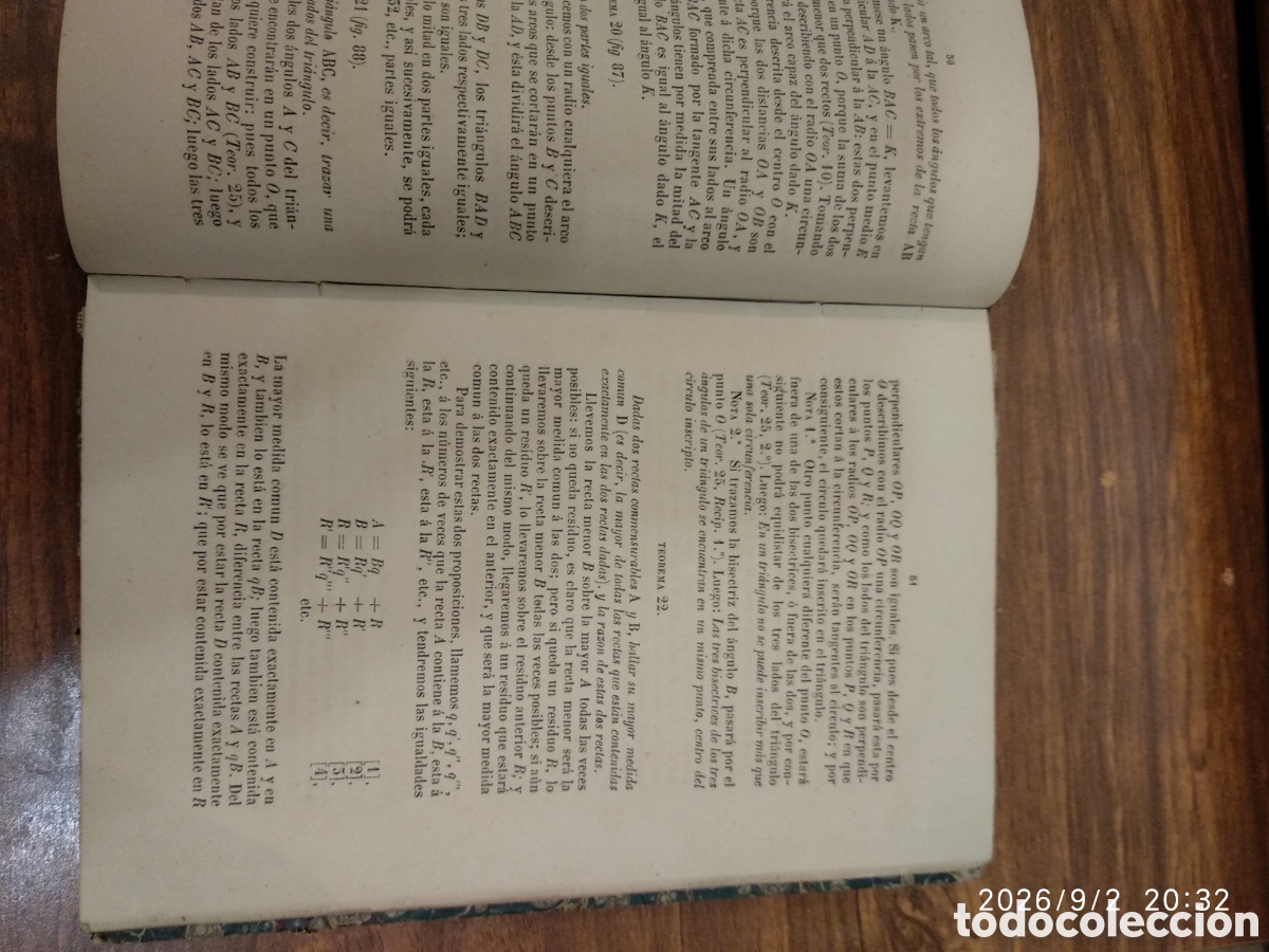 Libros antiguos: Geometr&iacute;a elemental (D.Juan Cort&aacute;zar) - Foto 27
