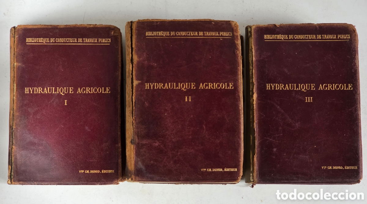 Old books: Hidraulique Agricole - L&eacute;vy Salvador 1896 - Hidr&aacute;ulica Agr&iacute;cola Cursos Fluviales Aguas R&iacute;os Regad&iacute;o