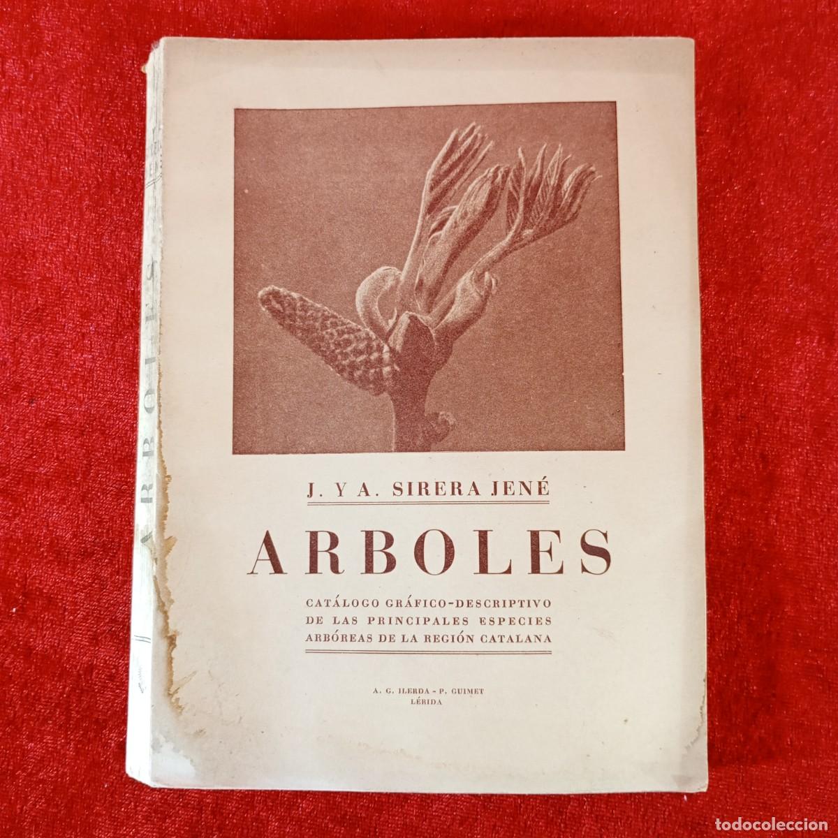 Libros antiguos: ARBOLES CAT&Aacute;LOGO GR&Aacute;FICO-DESCRIPTIVO DE LAS ESPECIES ARB&Oacute;REAS - J Y A SIRERA JEN&Eacute;. L&Eacute;RIDA 1947 / 465