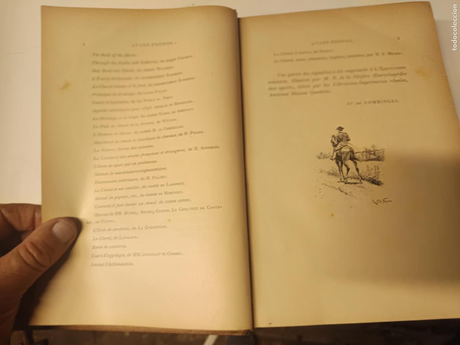 Libros antiguos: LE CHEVAL SOINS PRATIQUES COMTE DE COMMINGES, CUIDADO PRACTICO DEL CABALLO, EN FRANCES - Foto 5