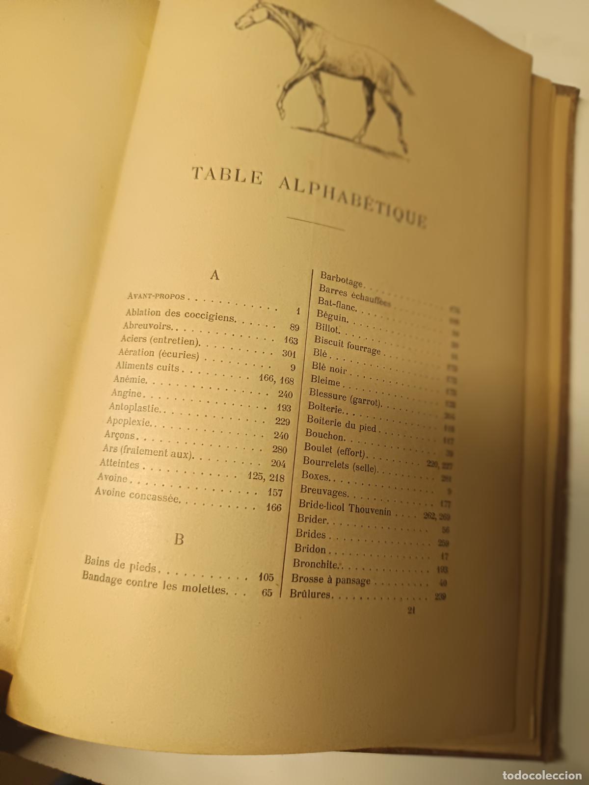 Libros antiguos: LE CHEVAL SOINS PRATIQUES COMTE DE COMMINGES, CUIDADO PRACTICO DEL CABALLO, EN FRANCES - Foto 8
