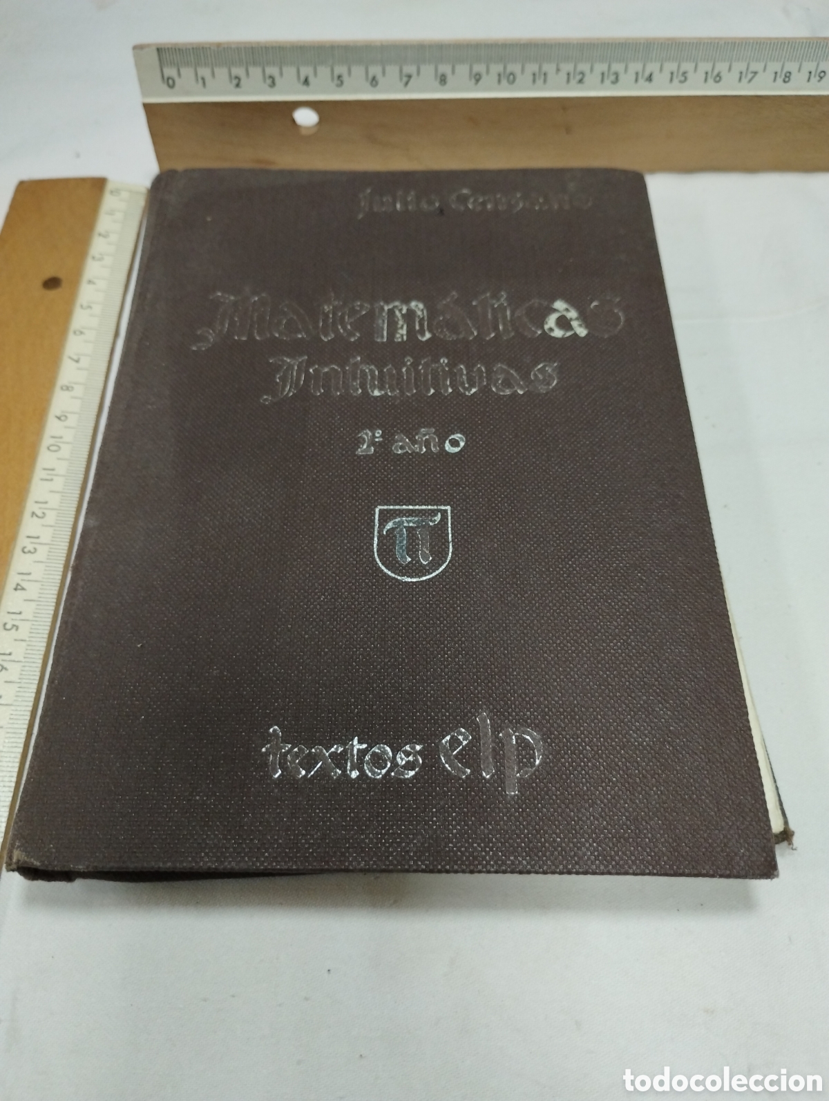 Libros antiguos: Matem&aacute;tica intuitiva, curso medio. Julio Cenzano, 1934