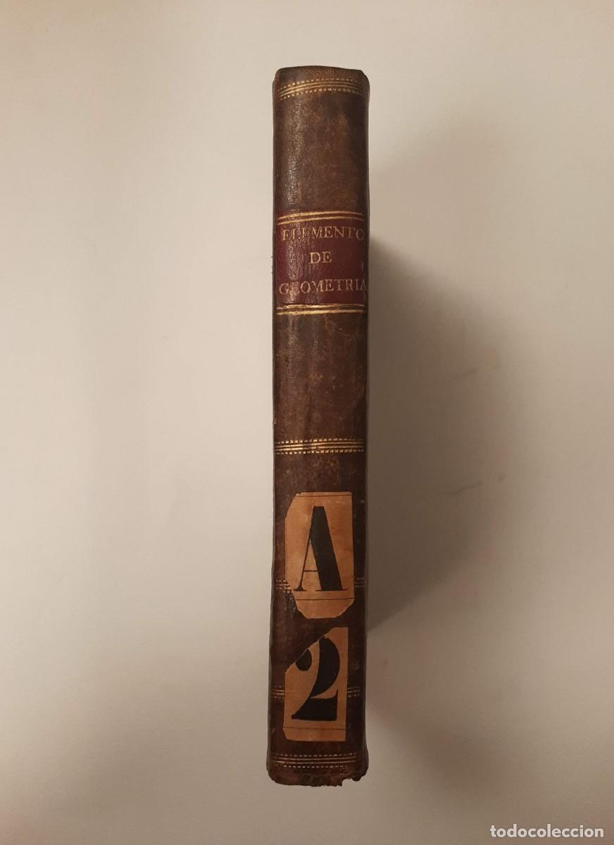 Libros antiguos: ELEMENTOS DE GEOMETR&Iacute;A CON NOTAS - LEGENDRE, A. M. - Foto 4