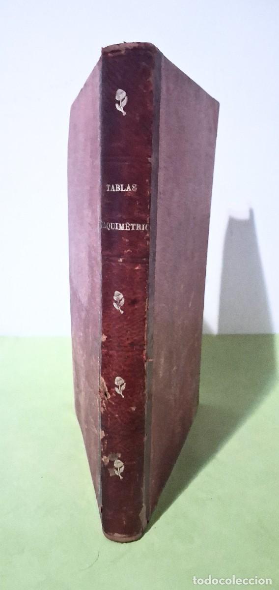 Libros antiguos: Tablas taquimetricas D.J.J. Cuartero 1884