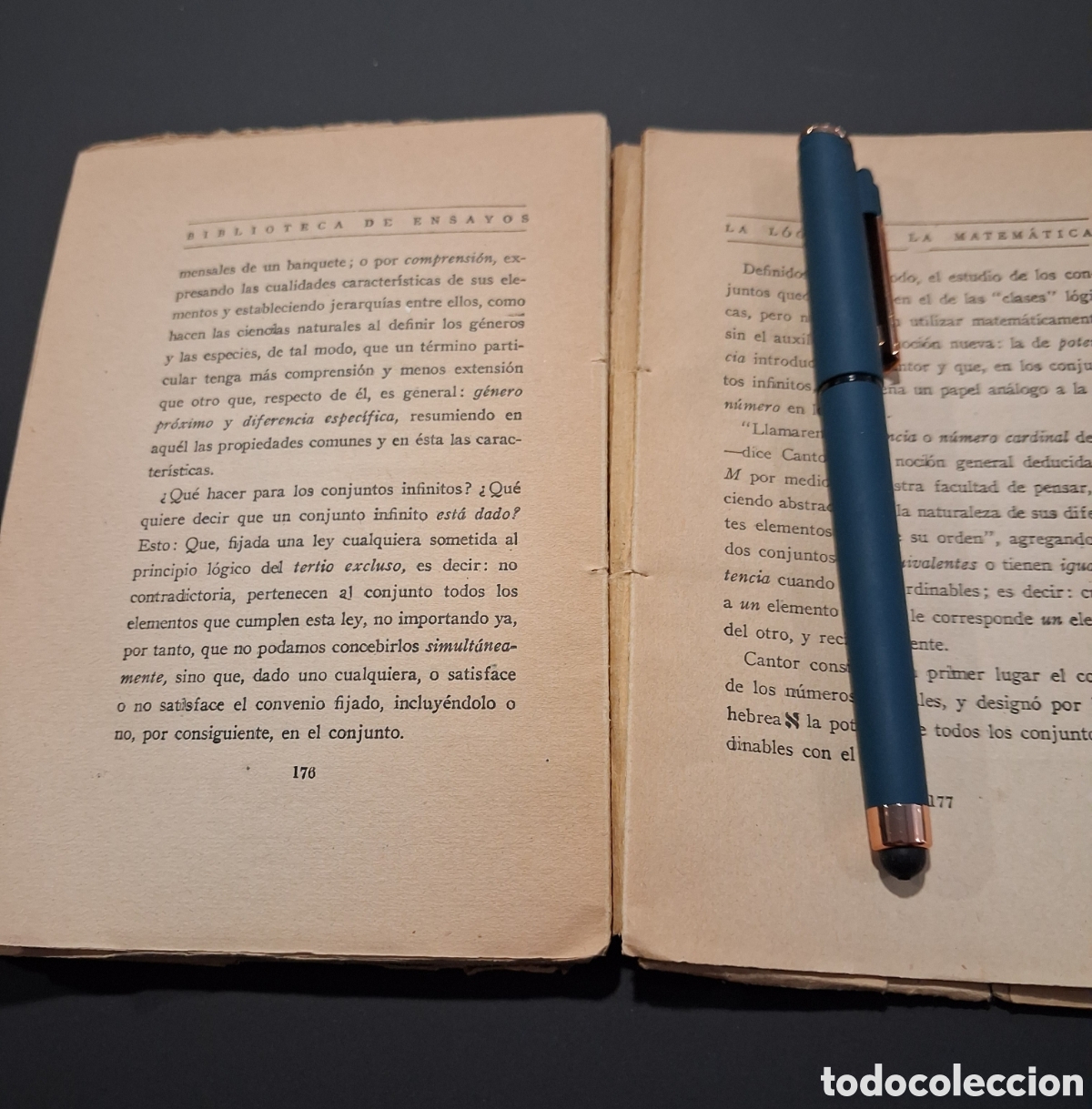 Libros antiguos: LA LOGICA EN LA MATEMATICA. FRANCISCO VERA. MADRID 1929. - Foto 11