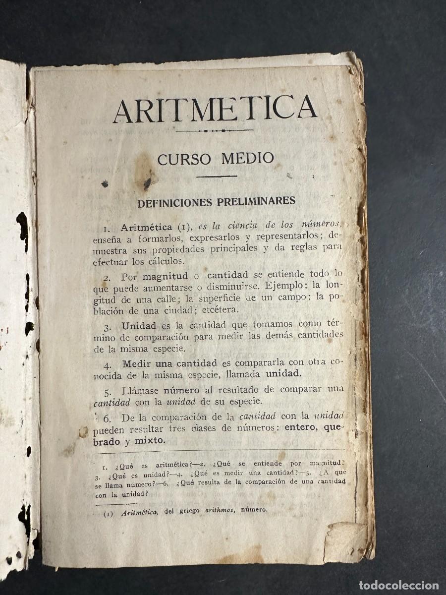 Libros antiguos: ARITMETICA - EDICIONES BRU&Ntilde;O - LIBRO DE ESCUELA - Foto 3
