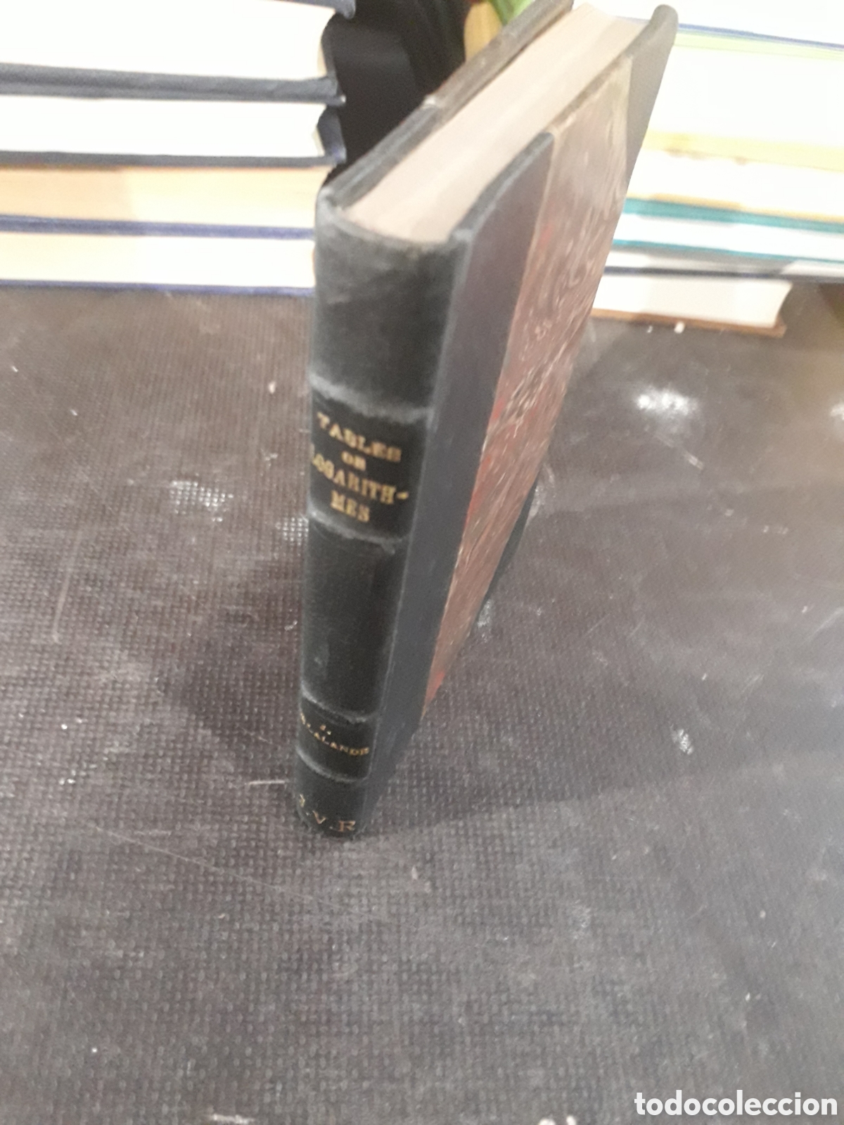 Old books: TABLES DE LOGARITHMES PAR JEROME DE LALANDE 1914