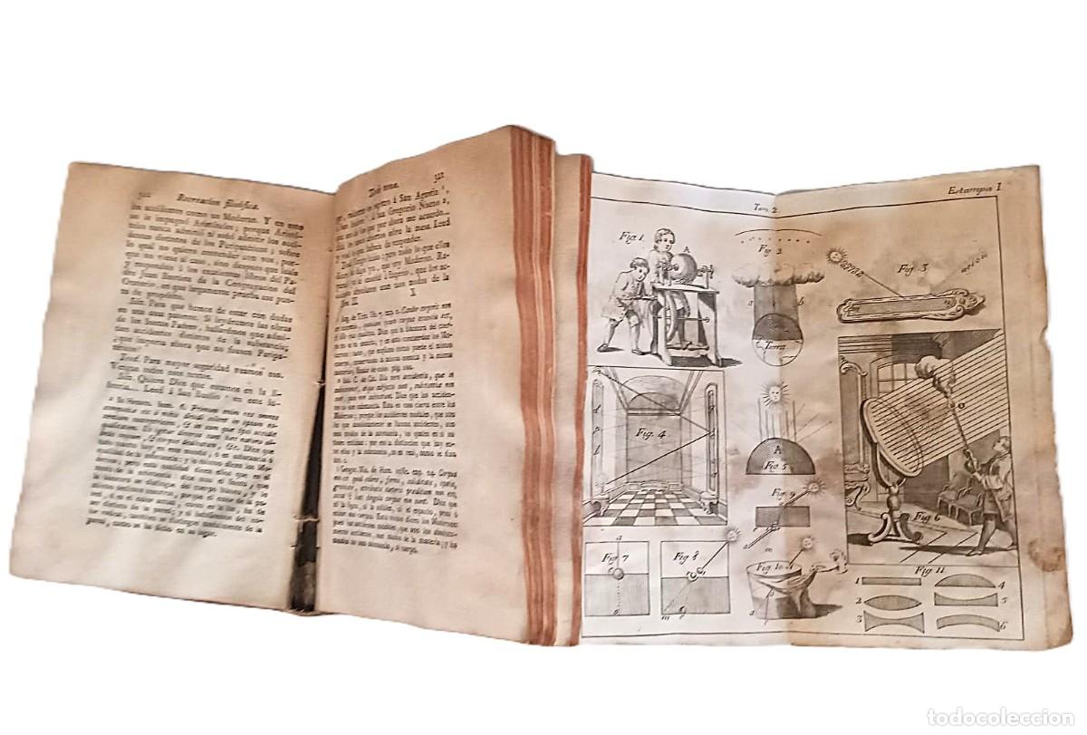 Libros antiguos: A&ntilde;o 1786. Raro libro espa&ntilde;ol del XVIII con experimentos de f&iacute;sica y otras ciencias. Ilustraciones.