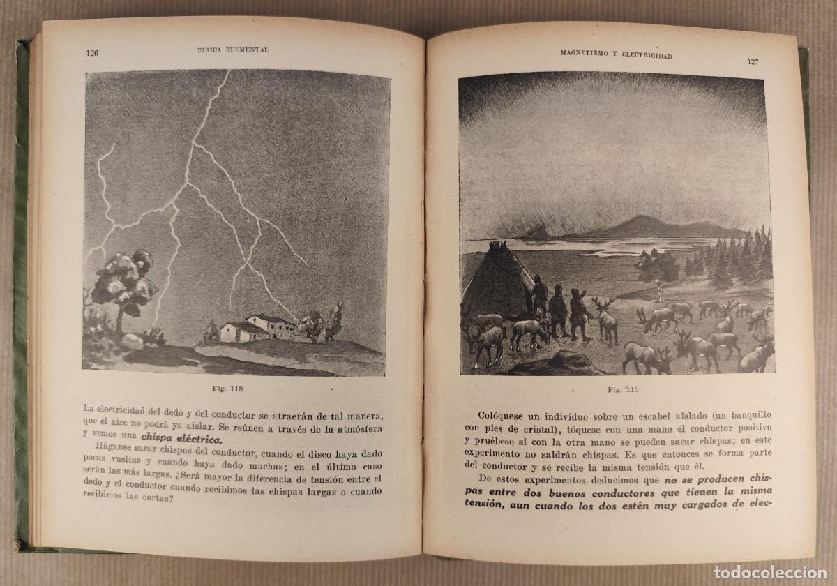 Libros antiguos: F&iacute;sica Elemental &ndash; Carlos Manent (1934) - Foto 8
