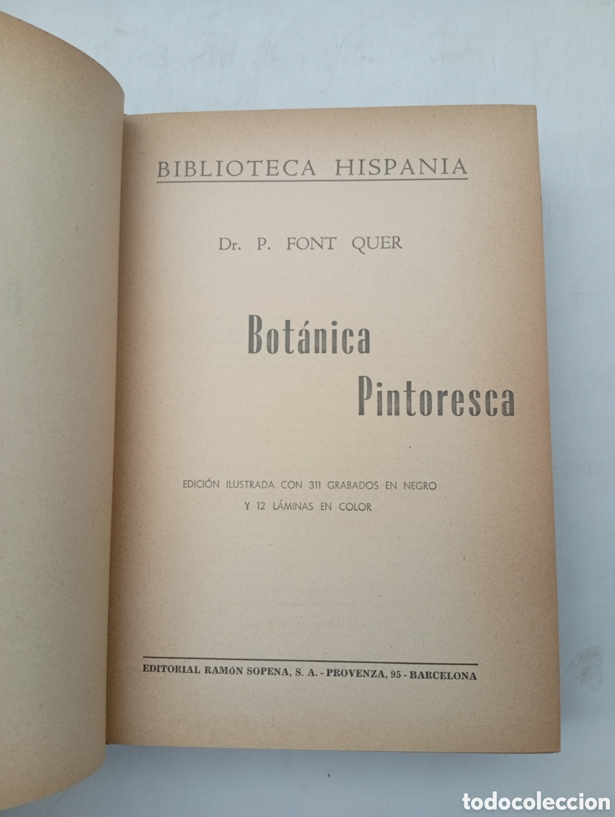Libros antiguos: Bot&agrave;nica pintoresca a&ntilde;o 1964 - Foto 2