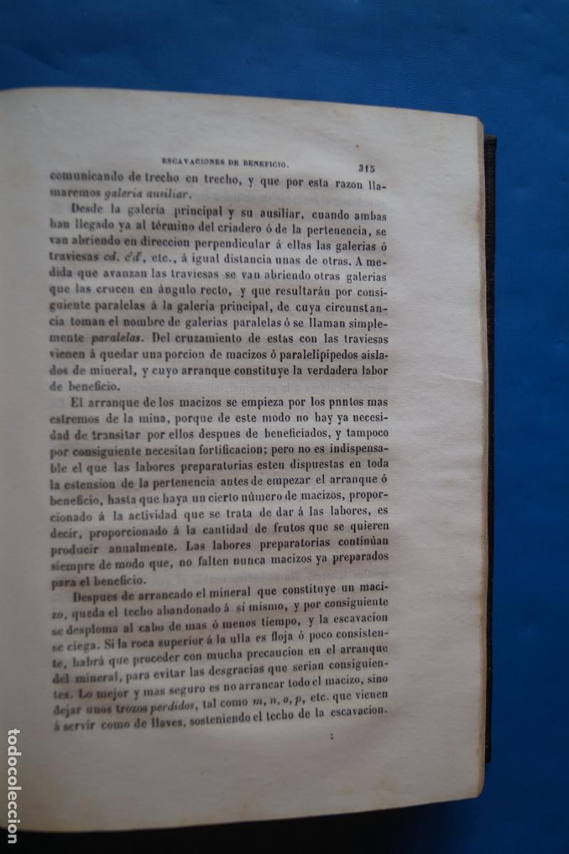 Libros antiguos: ELEMENTOS DE LABOREO DE MINAS. JOAQUIN EZQUERRA DEL BAYO. 1851 - Foto 2