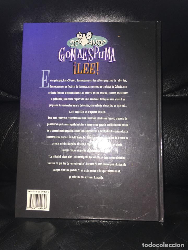 Libros antiguos: GOMAESPUMA/20 A&Ntilde;OS - Foto 2