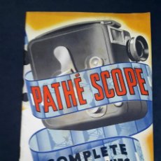 Libros antiguos: PATHÉ SCOPE - 1938 - CATALOGO 